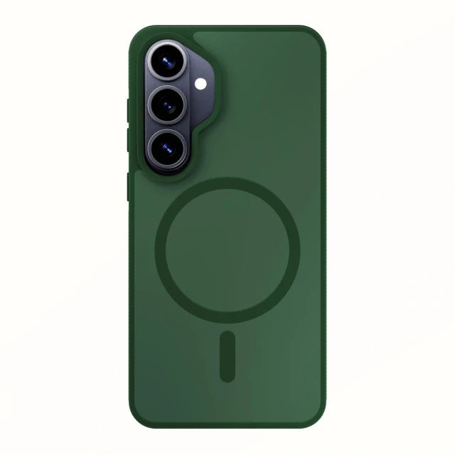 Чохол 3mk Smoke MagCase для Samsung Galaxy S26 Plus Зелений with MagSafe (5903108741255)