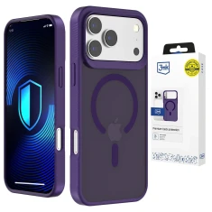Чохол 3mk Smoke MagCase для iPhone 17 Pro Purple with MagSafe (5903108741309)