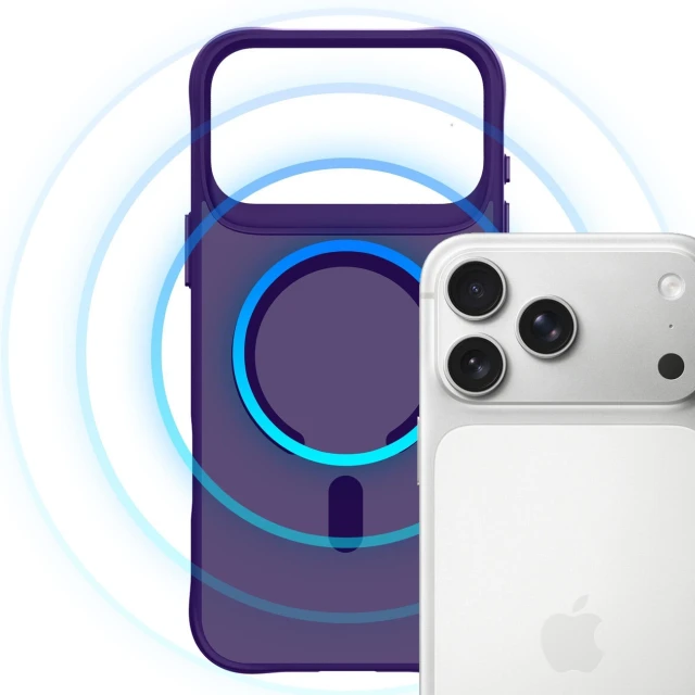 Чехол 3mk Smoke MagCase для iPhone 17 Pro Max Фиолетовый with MagSafe (5903108741316)