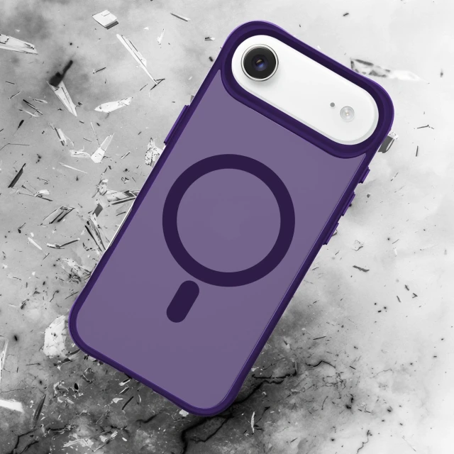 Чохол 3mk Smoke MagCase для Apple iPhone Air Purple with MagSafe (5903108741323)