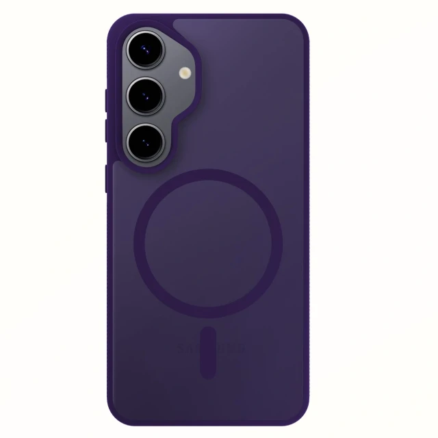 Чохол 3mk Smoke MagCase для Samsung Galaxy S25 Purple with MagSafe (5903108741347)
