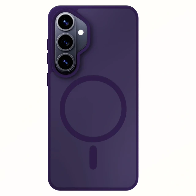 Чохол 3mk Smoke MagCase для Samsung Galaxy S26 Фіолетовий with MagSafe (5903108741361)