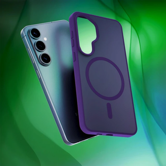 Чохол 3mk Smoke MagCase для Samsung Galaxy S26 Plus Фіолетовий with MagSafe (5903108741385)