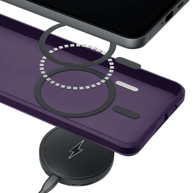 Чохол 3mk Smoke MagCase для Samsung Galaxy S26 Plus Фіолетовий with MagSafe (5903108741385)