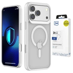 Чохол 3mk Smoke MagCase для iPhone 17 Pro Max White-Transparent with MagSafe (5903108741415)