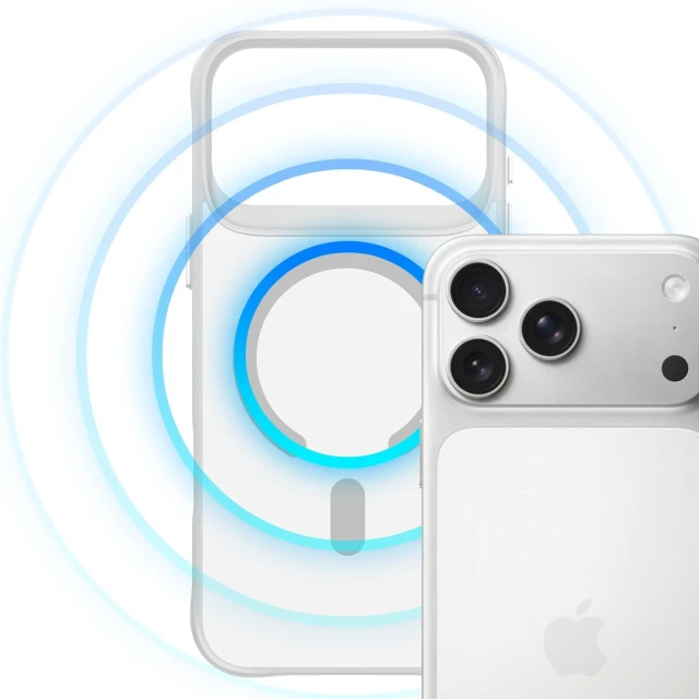 Чохол 3mk Smoke MagCase для iPhone 17 Pro Max White-Transparent with MagSafe (5903108741415)
