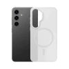 Чохол 3mk Smoke MagCase для Samsung Galaxy S25 Білий-напівпрозорий with MagSafe (5903108741439)