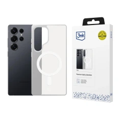 Чохол 3mk Smoke MagCase для Samsung Galaxy S25 Ultra Білий-напівпрозорий with MagSafe (5903108741446)