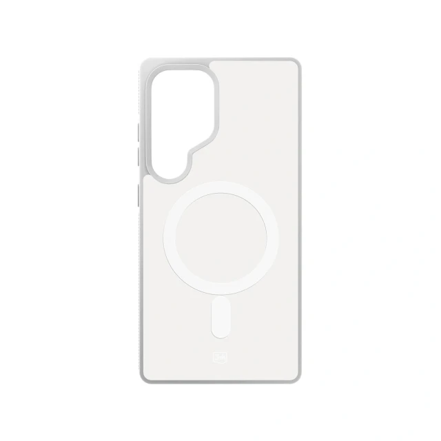 Чохол 3mk Smoke MagCase для Samsung Galaxy S25 Ultra Білий-напівпрозорий with MagSafe (5903108741446)