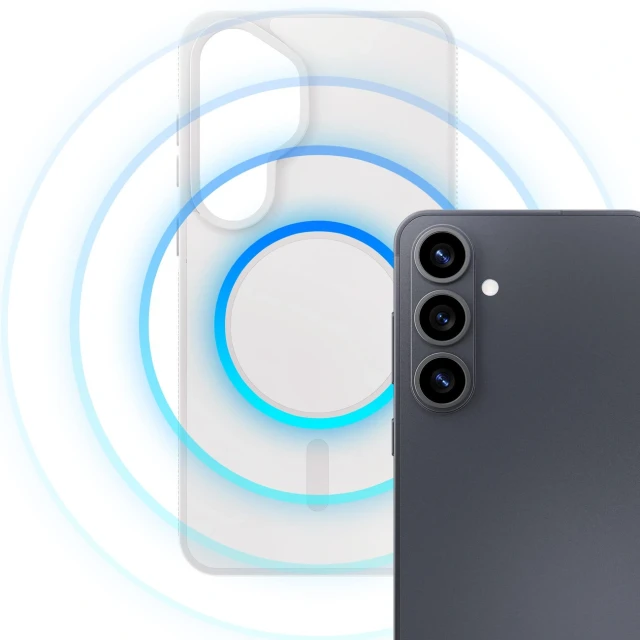 Чехол 3mk Smoke MagCase для Samsung Galaxy S26 Белый with MagSafe (5903108741453)