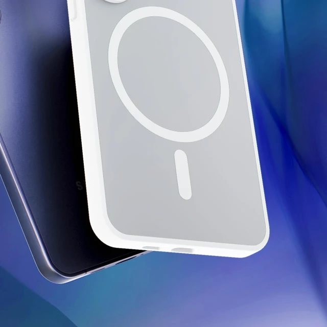 Чохол 3mk Smoke MagCase для Samsung Galaxy S26 Ultra білий with MagSafe (5903108741460)