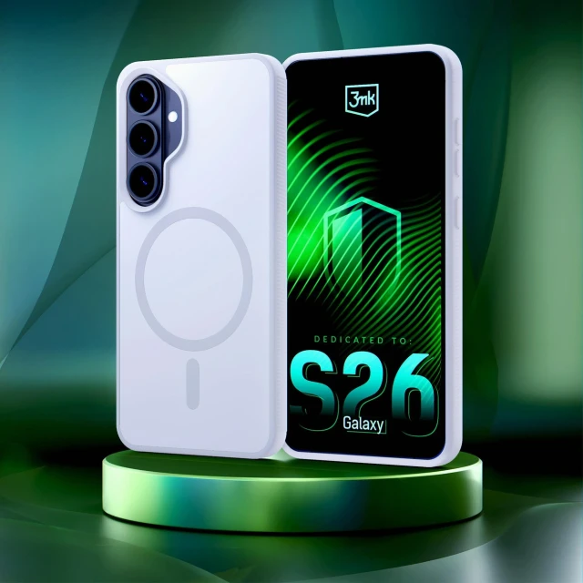 Чохол 3mk Smoke MagCase для Samsung Galaxy S26 Plus Білий with MagSafe (5903108741477)