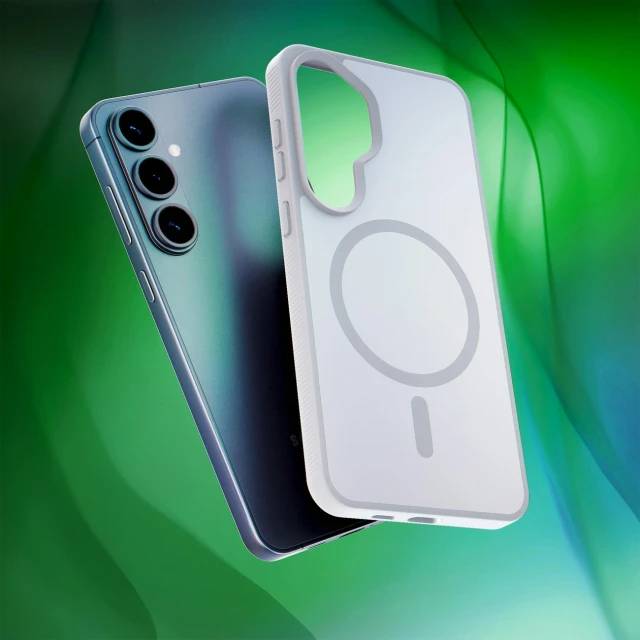 Чохол 3mk Smoke MagCase для Samsung Galaxy S26 Plus Білий with MagSafe (5903108741477)