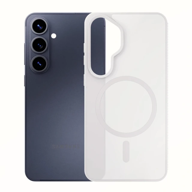Чохол 3mk Smoke MagCase для Samsung Galaxy S26 Plus Білий with MagSafe (5903108741477)
