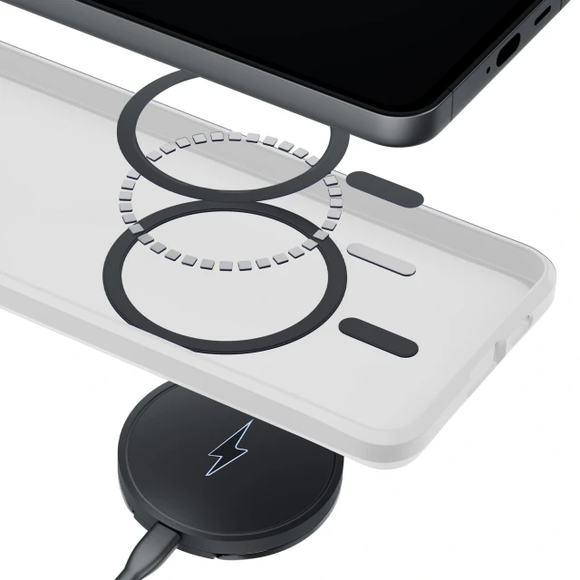 Чохол 3mk Smoke MagCase для Samsung Galaxy S26 Plus Білий with MagSafe (5903108741477)