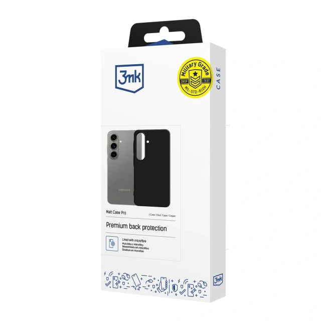 Чохол 3mk Matt Case Pro для Samsung Galaxy A57 Black (5903108741781)