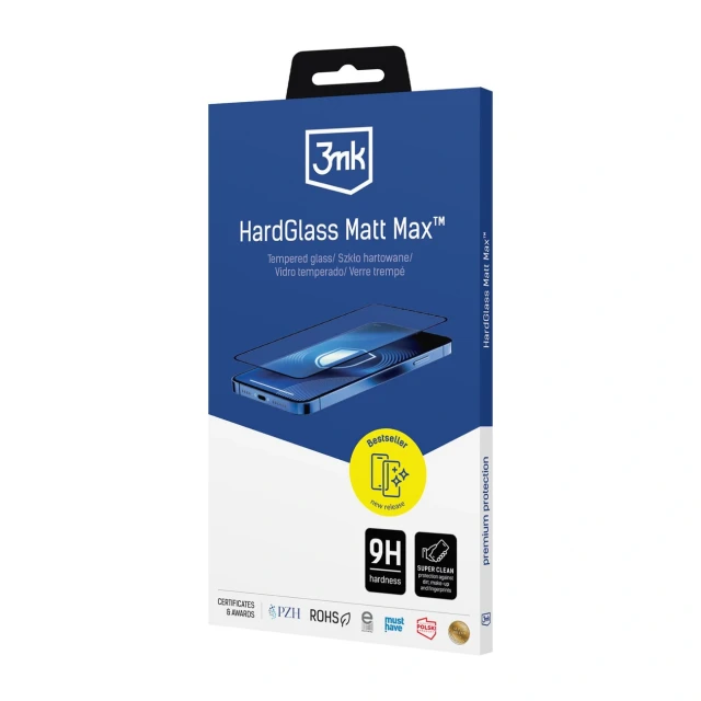 Захисне скло 3mk HardGlass Matt Max для Samsung Galaxy S26 (5903108741866)