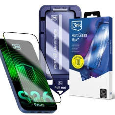 Захисне скло 3mk HardGlass Max для Samsung Galaxy S26 Plus (5903108743983)