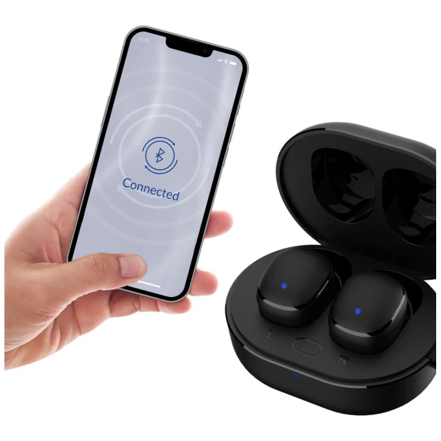 Бездротові навушники TWS 3mk FlowBuds 6.0 Чорний (5903108744713)
