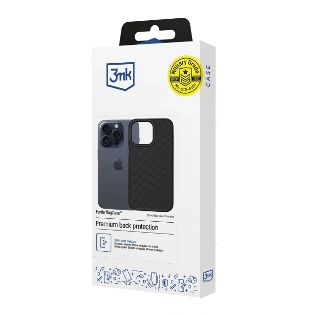 Чохол 3mk Fortis MagCase для iPhone 15 Pro Max with MagSafe (5903108754217)