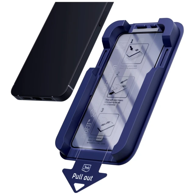 Захисне скло 3mk HardGlass Max Privacy для iPhone 17 Pro Black (5903108755481)