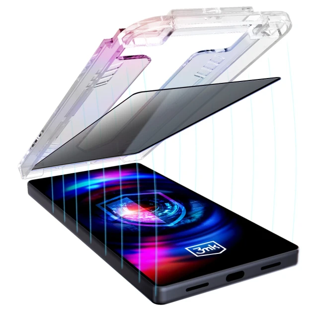 Захисне скло 3mk HardGlass Max Privacy для Samsung Galaxy S26 Plus (5903108755627)