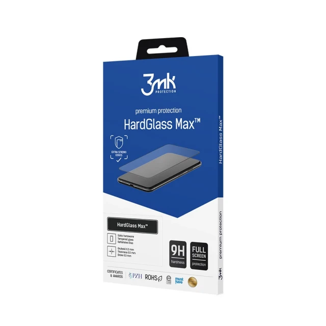 Защитное стекло 3mk HardGlass Max Black для Samsung Galaxy A06 (5903108756082)