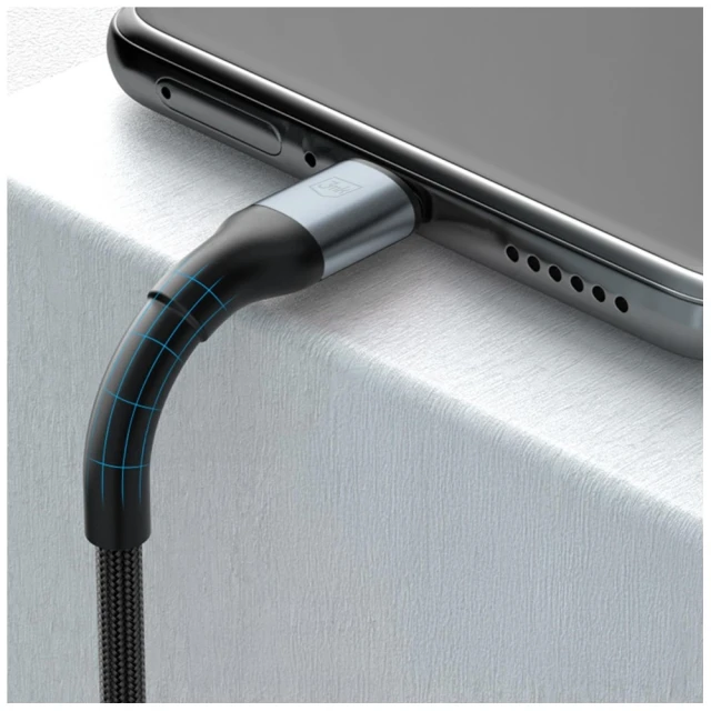 Кабель 3mk Hyper Cable N-Series USB-C to USB-C 1.5m 20V/5A 100W Black (5903108758192)
