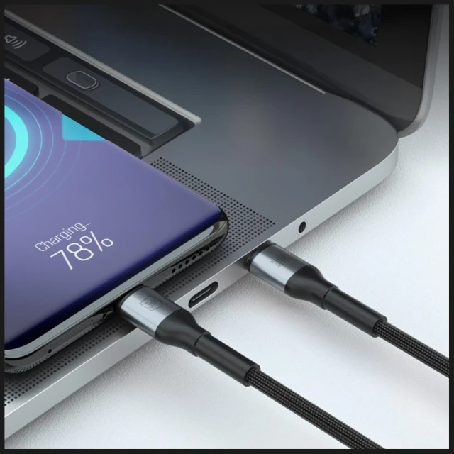 Кабель 3mk Hyper Cable N-Series USB-C to USB-C 3m 48V/5A 240W Black (5903108758215)