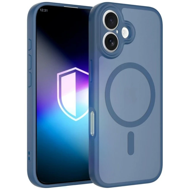 Чохол 3mk Misty MagCase для iPhone 16 Blue with MagSafe (5903108759717)