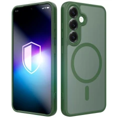 Чехол 3mk Misty MagCase для Samsung Galaxy S25 Green with MagSafe (5903108760065)