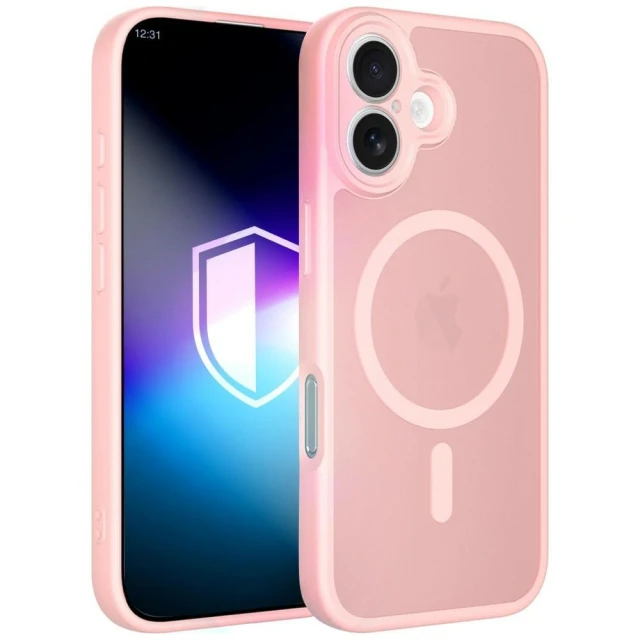 Чохол 3mk Misty MagCase для iPhone 16 Pink with MagSafe (5903108760195)