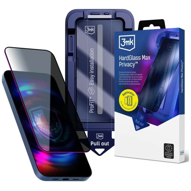 Захисне скло 3mk Hardglass Max Privacy для Samsung Galaxy A57 (5903108767958)