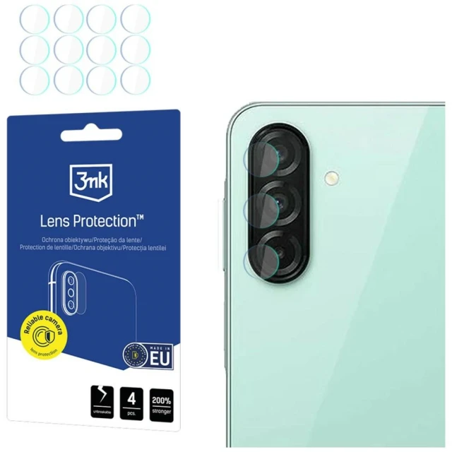 Захисне скло для камери 3mk Lens Protection для Samsung Galaxy A27 5G (4 шт) (5903108768085)