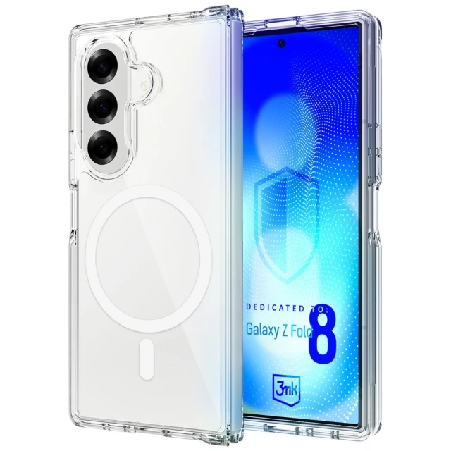 Чохол 3mk Armor MagCase для Samsung Galaxy Fold 8 Clear with MagSafe (5903108772198)