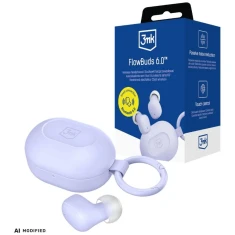 Наушники 3mk FlowBuds 6.0 Purple (5903108772525)