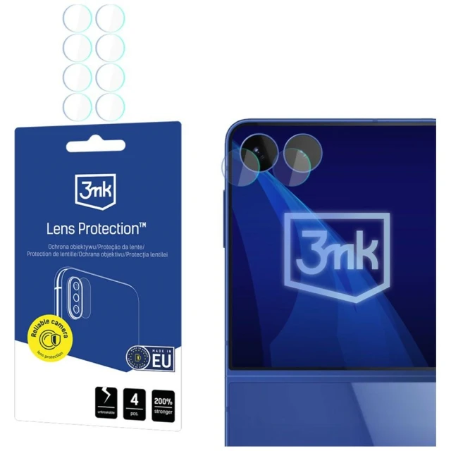Захисне скло для камери 3mk Lens Protection для Samsung Galaxy Flip 8 (5903108773515)