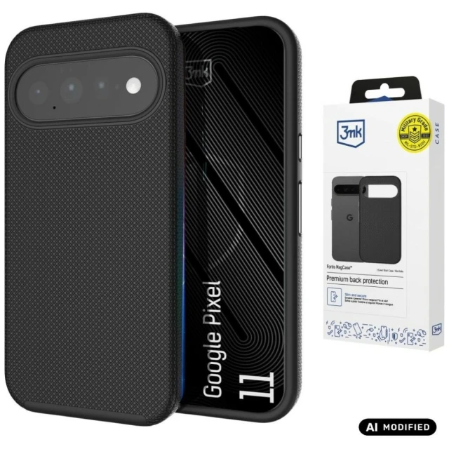 Чохол 3mk Fortis MagCase для Google Pixel 11 Black (5903108774383)