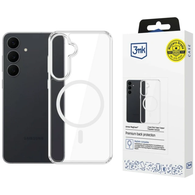 Чехол 3mk Protection Armor MagCase для Samsung Galaxy S26 FE Clear (5903108777308)
