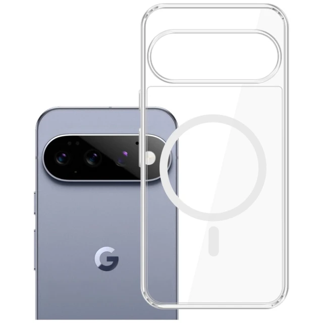 Чехол 3mk Armor MagCase для Google Pixel 11 Pro Clear with MagSafe (5903108777421)