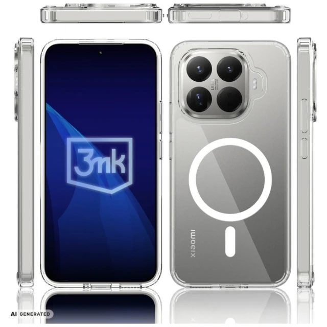 Чохол 3mk Protection Armor MagCase для Xiaomi 17T Pro Transparent (5903108777483)