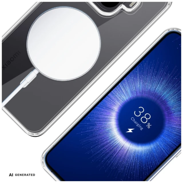 Чохол 3mk Protection Armor MagCase для Xiaomi 17T Pro Transparent (5903108777483)