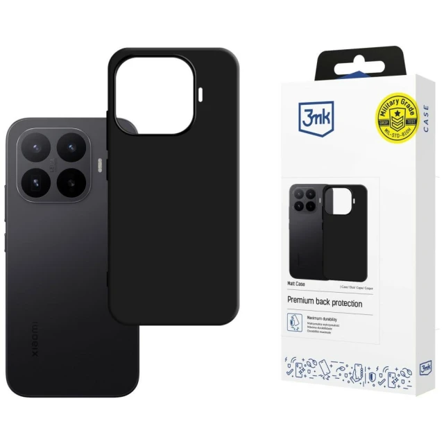 Чохол 3mk Matt Case для Xiaomi 17T Black (5903108777803)
