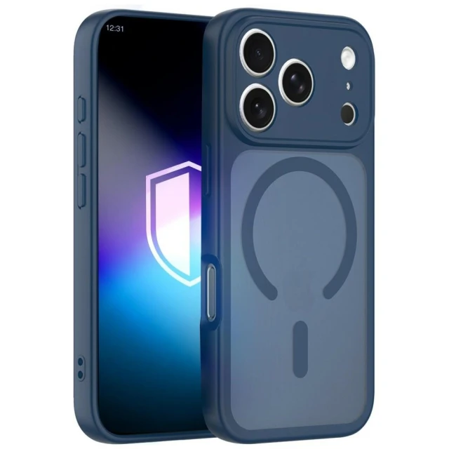 Чохол 3mk Misty MagCase для iPhone 17 Pro Max Blue with MagSafe (5903108778114)