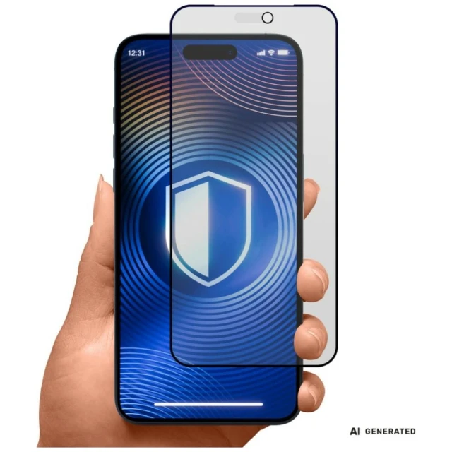 Захисне скло 3mk Protection HardGlass Matt Max для iPhone 18 Pro Privacy (5903108780773)