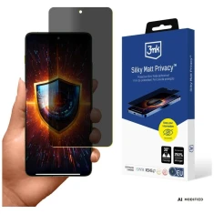 Защитная пленка 3mk Silky Matt Privacy для Motorola Edge 70 (5903108789394)