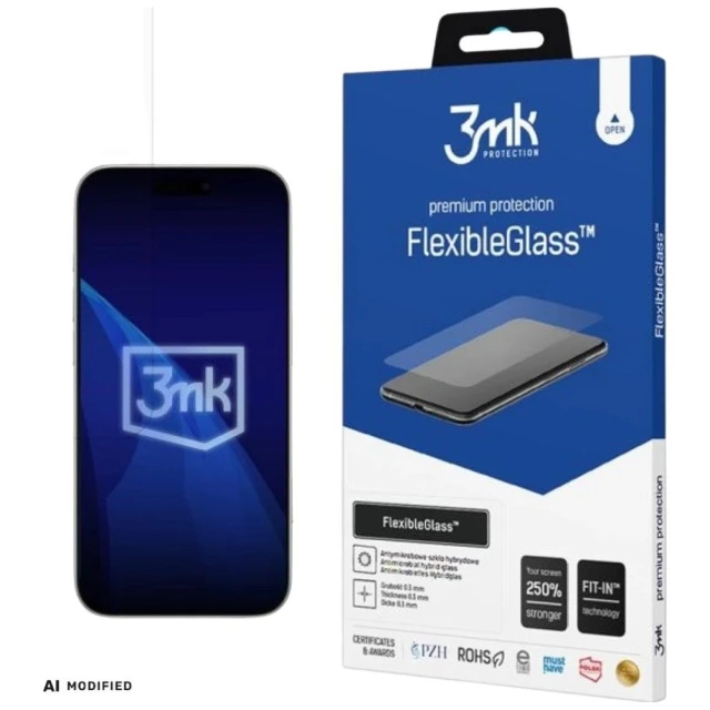 Гібридне скло 3mk FlexibleGlass для iPhone 17 3 шт (5903108796309)
