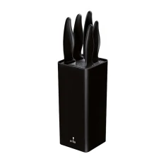 Набір ножів Smile SNS-6 6 предметів з підставкою Black (5903151023308)