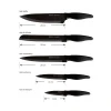 Набір ножів Smile SNS-6 6 предметів з підставкою Black (5903151023308)