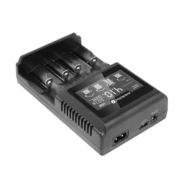 Зарядний пристрій для акумуляторів everActive UC-4000 (5903205770233)